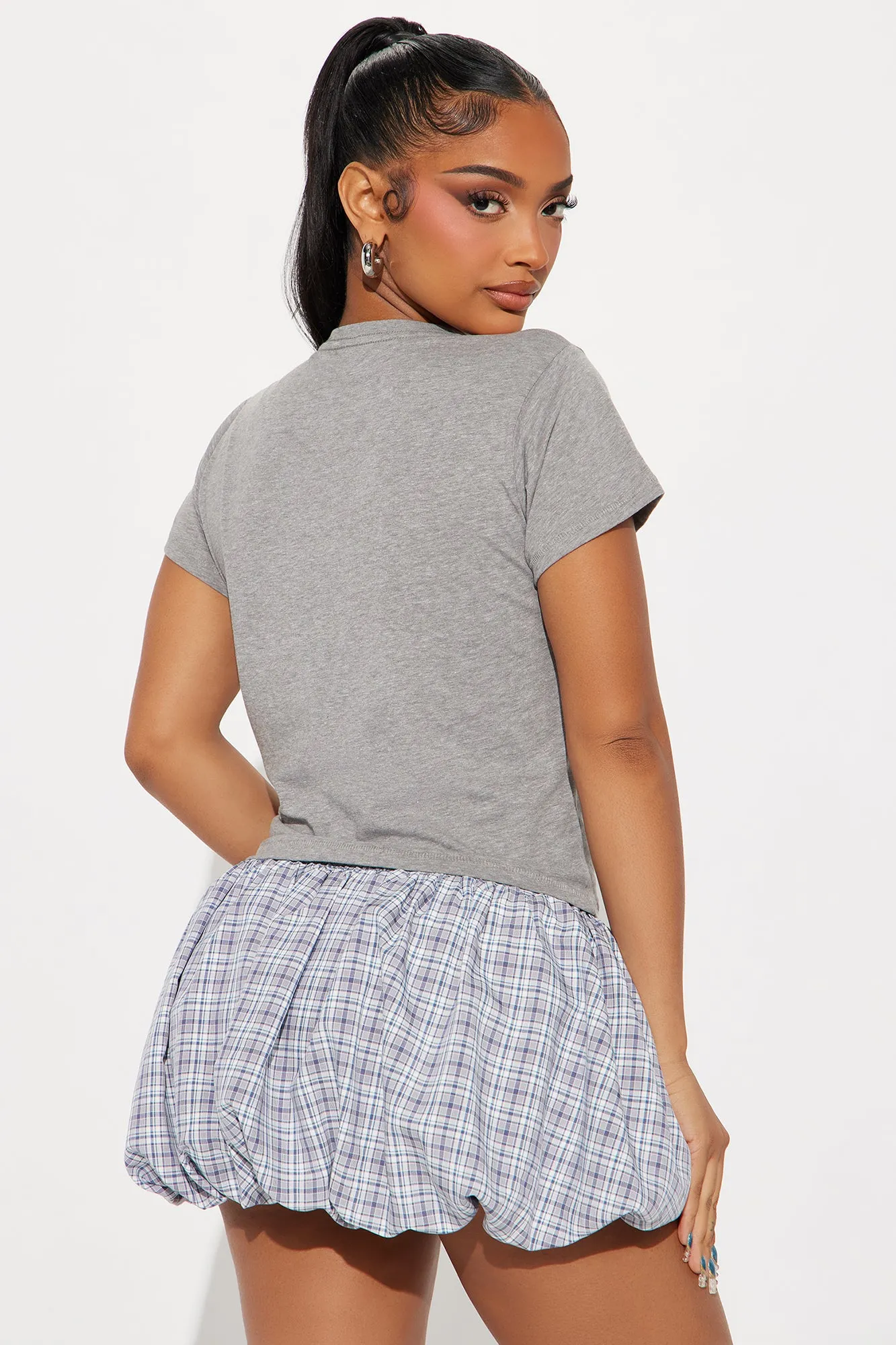 Je T'Aime Paris Tee - Grey sold by Fashion Nova product image thumbnail 4