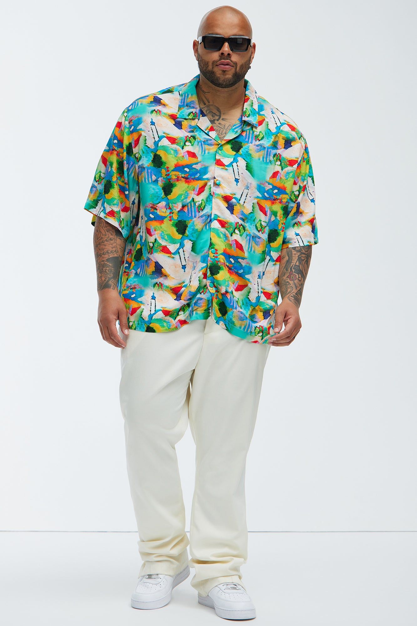 Dubois Painting Shirt - Multi Color sold by Fashion Nova product image thumbnail 5