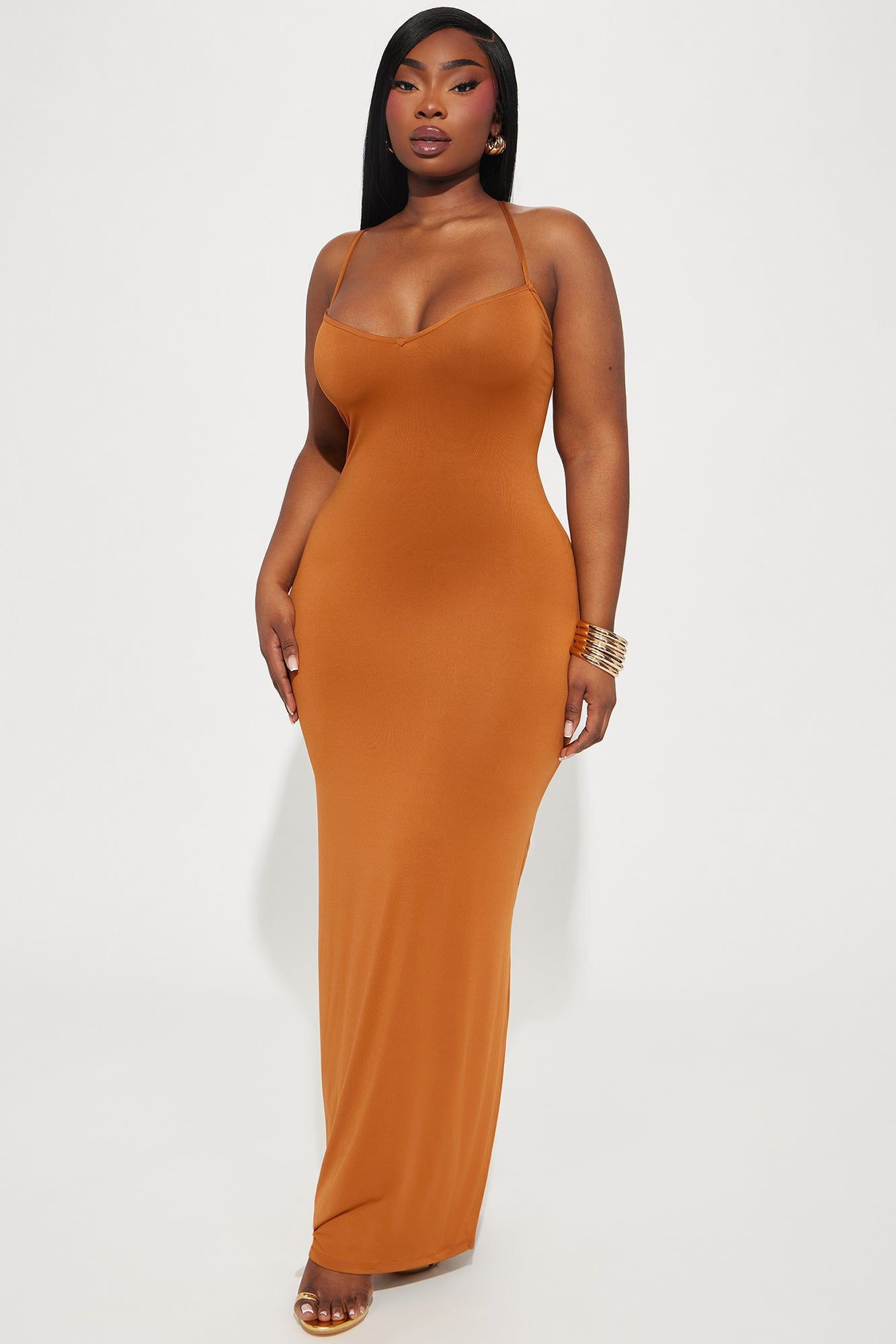 Annie Maxi Dress - Brown sold by Fashion Nova product image thumbnail 4