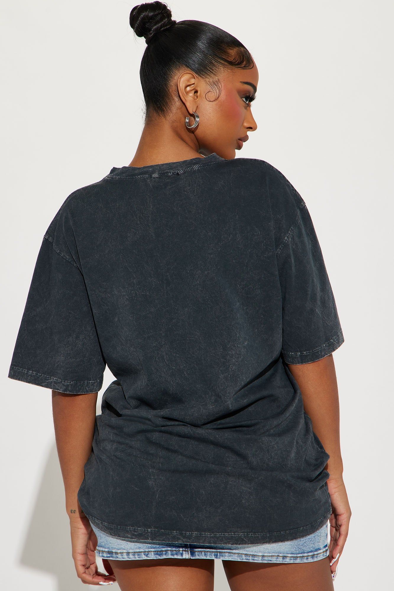 Rock My Soul Washed Tshirt - Charcoal/combo sold by Fashion Nova product image thumbnail 4