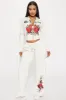 Ed Hardy Hearts Zip Front Hoodie - Stone sold by Fashion Nova