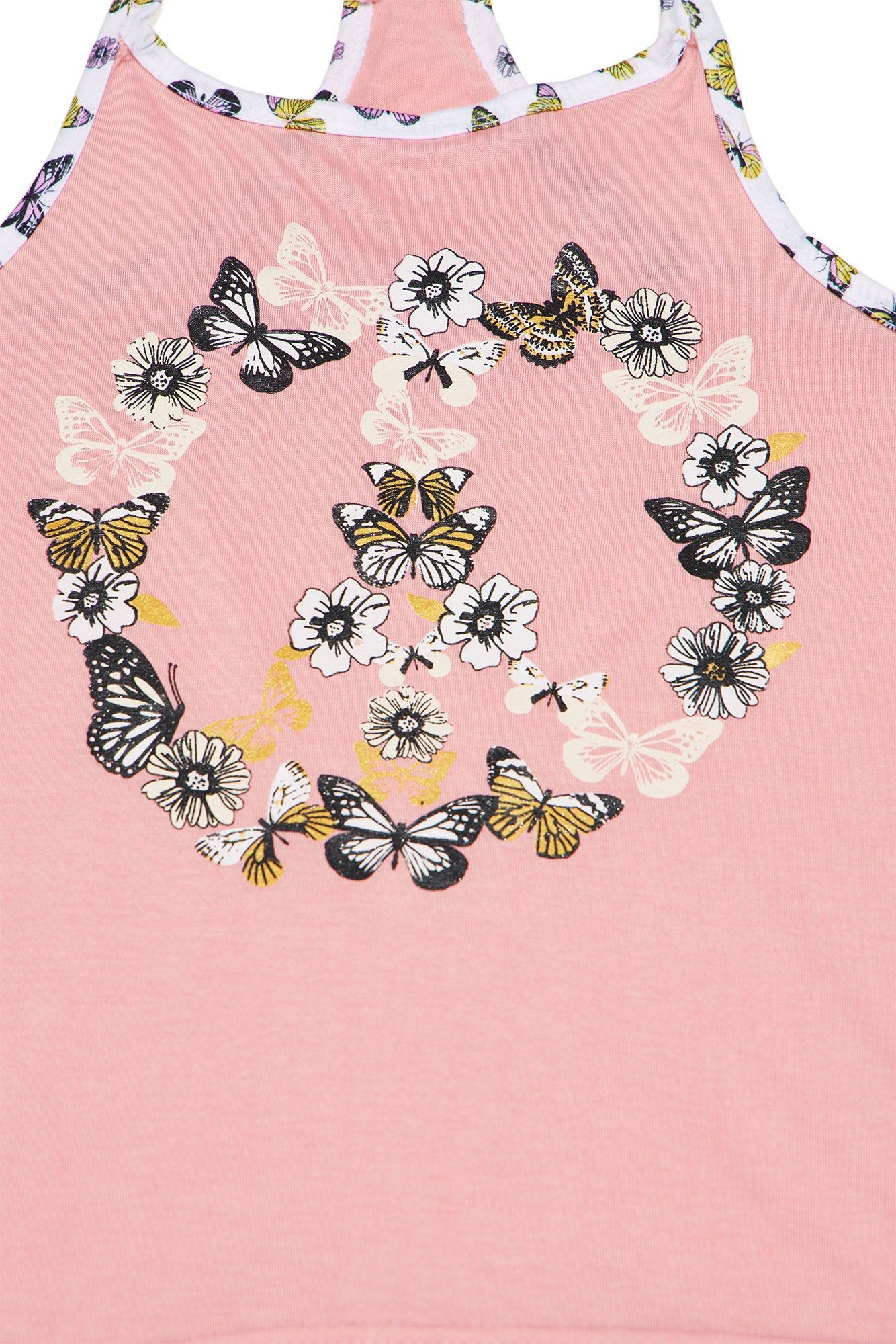 Mini Peace And Blessing Short Set - Mauve/combo sold by Fashion Nova product image thumbnail 2