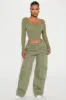 It's Always Me Wide Leg Pant - Olive sold by Fashion Nova