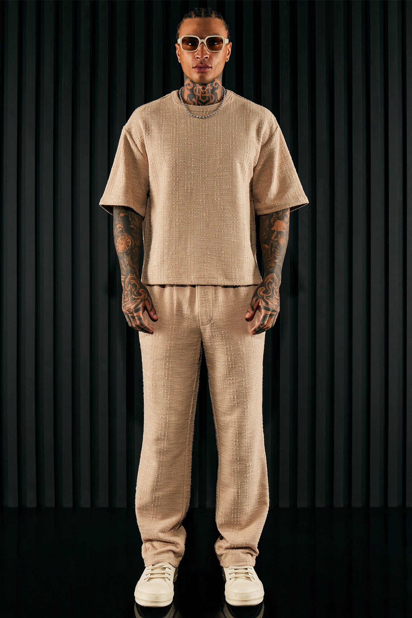 Jordan Textured Short Sleeve Tee - Tan sold by Fashion Nova product image thumbnail 3