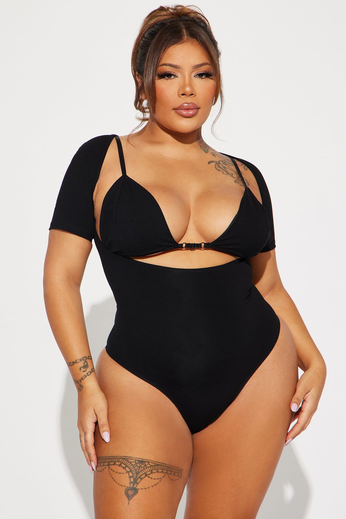 Always Giving Bodysuit - Black sold by Fashion Nova product image thumbnail 5