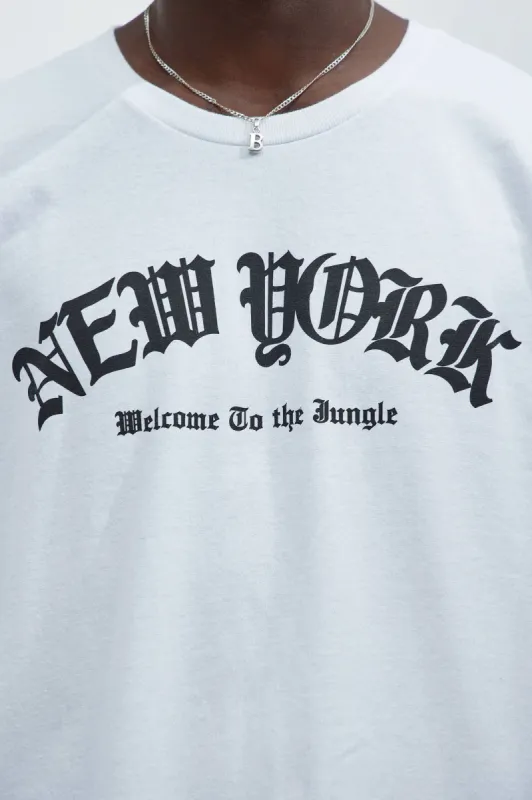 Where I'm From Short Sleeve Tee - White sold by Fashion Nova