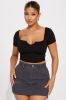 Kassandra Ribbed Top - Black sold by Fashion Nova