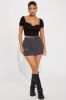 Kassandra Ribbed Top - Black sold by Fashion Nova