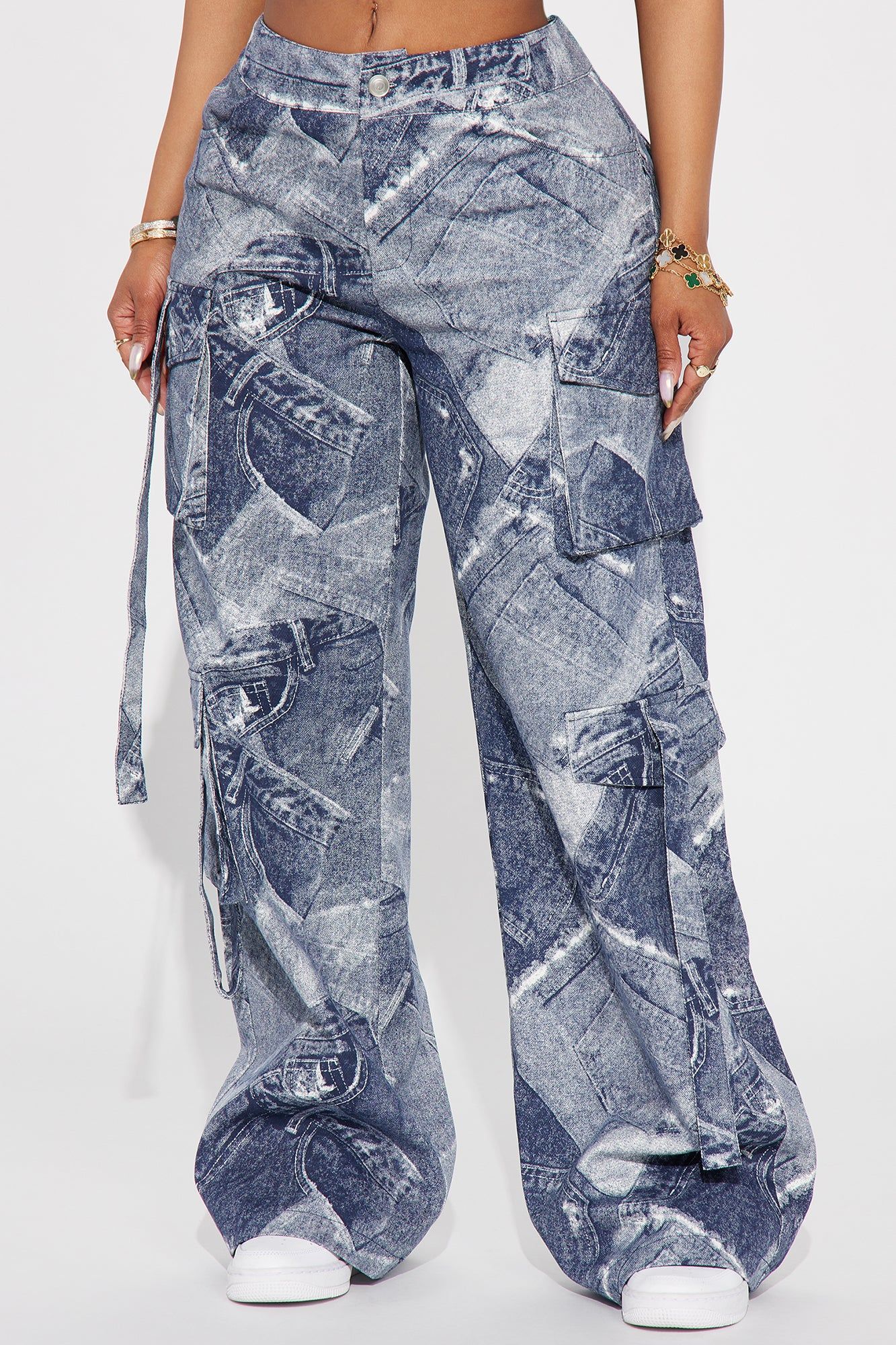 Denim On Denim Cargo Pant - Blue sold by Fashion Nova product image thumbnail 2