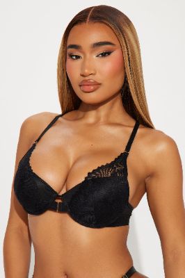 Belong Together Extreme Push Up Lace Bra - Black sold by Fashion Nova