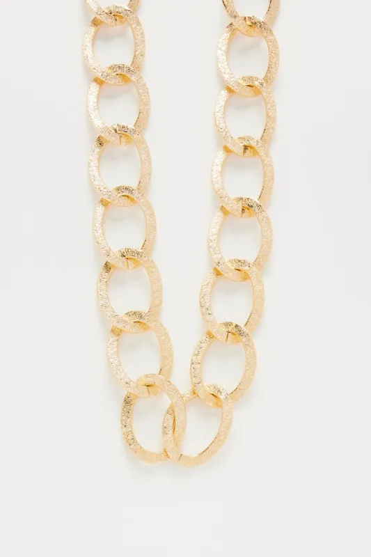 Greater Than Gold Necklace - Gold sold by Fashion Nova
