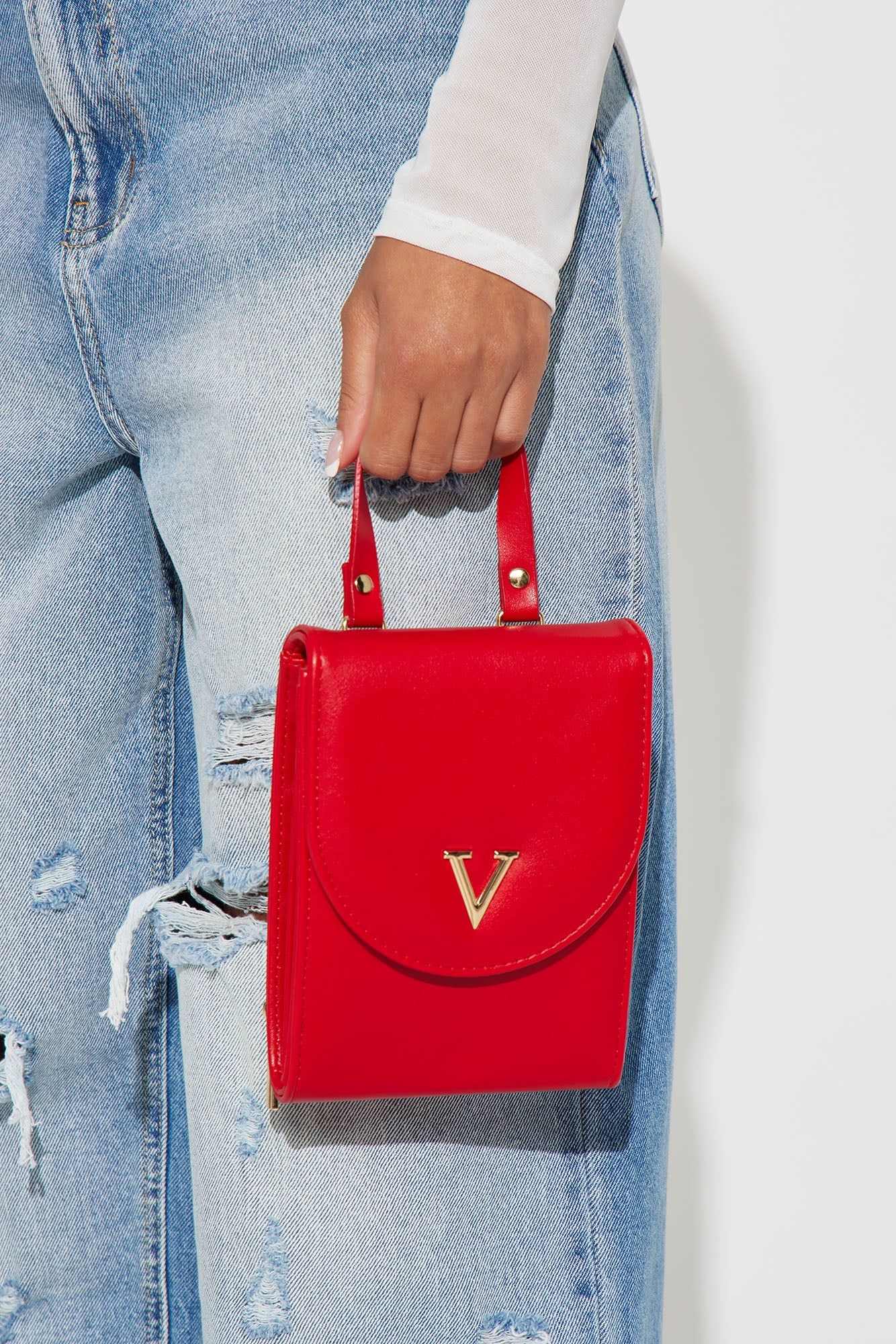 Welcome To My World Handbag - Red sold by Fashion Nova product image thumbnail 2