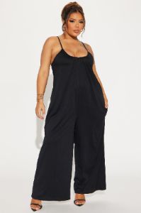 No Option Jumpsuit - Black sold by Fashion Nova