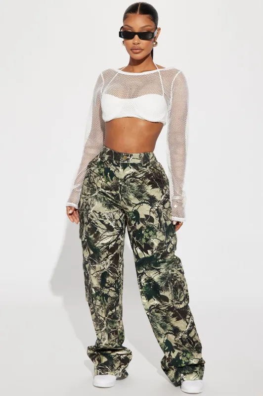 Tall Outdoor Feels Camo Utility Pant - Camouflage sold by Fashion Nova