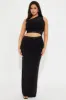 Make Time Double Lined Maxi Dress - Black sold by Fashion Nova