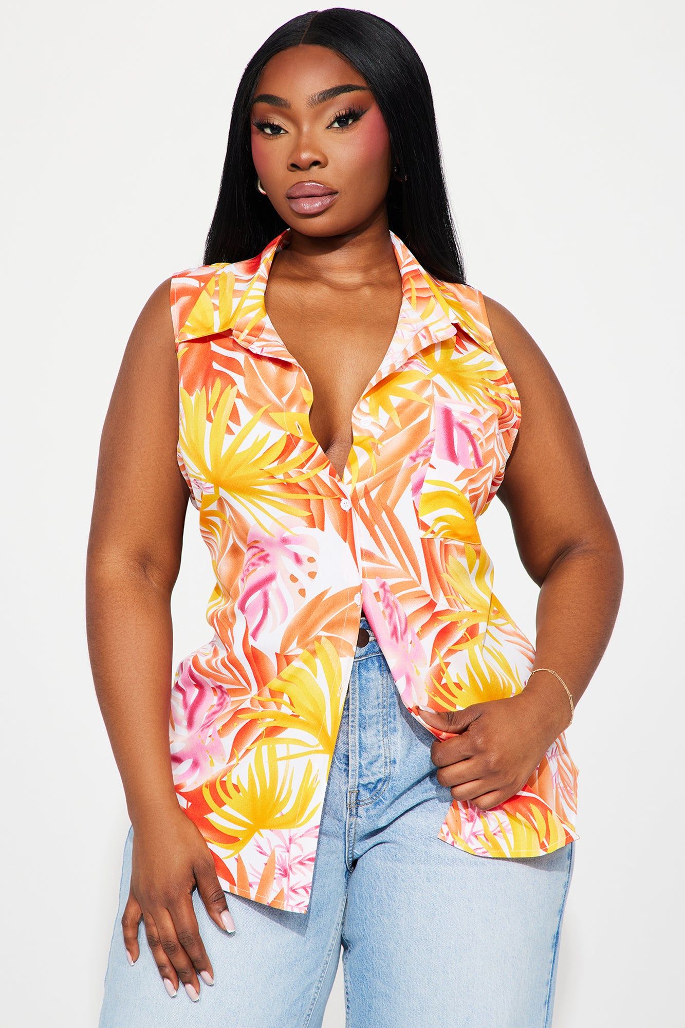 Out In Miami Shirt - Ivory/combo sold by Fashion Nova product image thumbnail 4