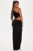 Make Time Double Lined Maxi Dress - Black sold by Fashion Nova