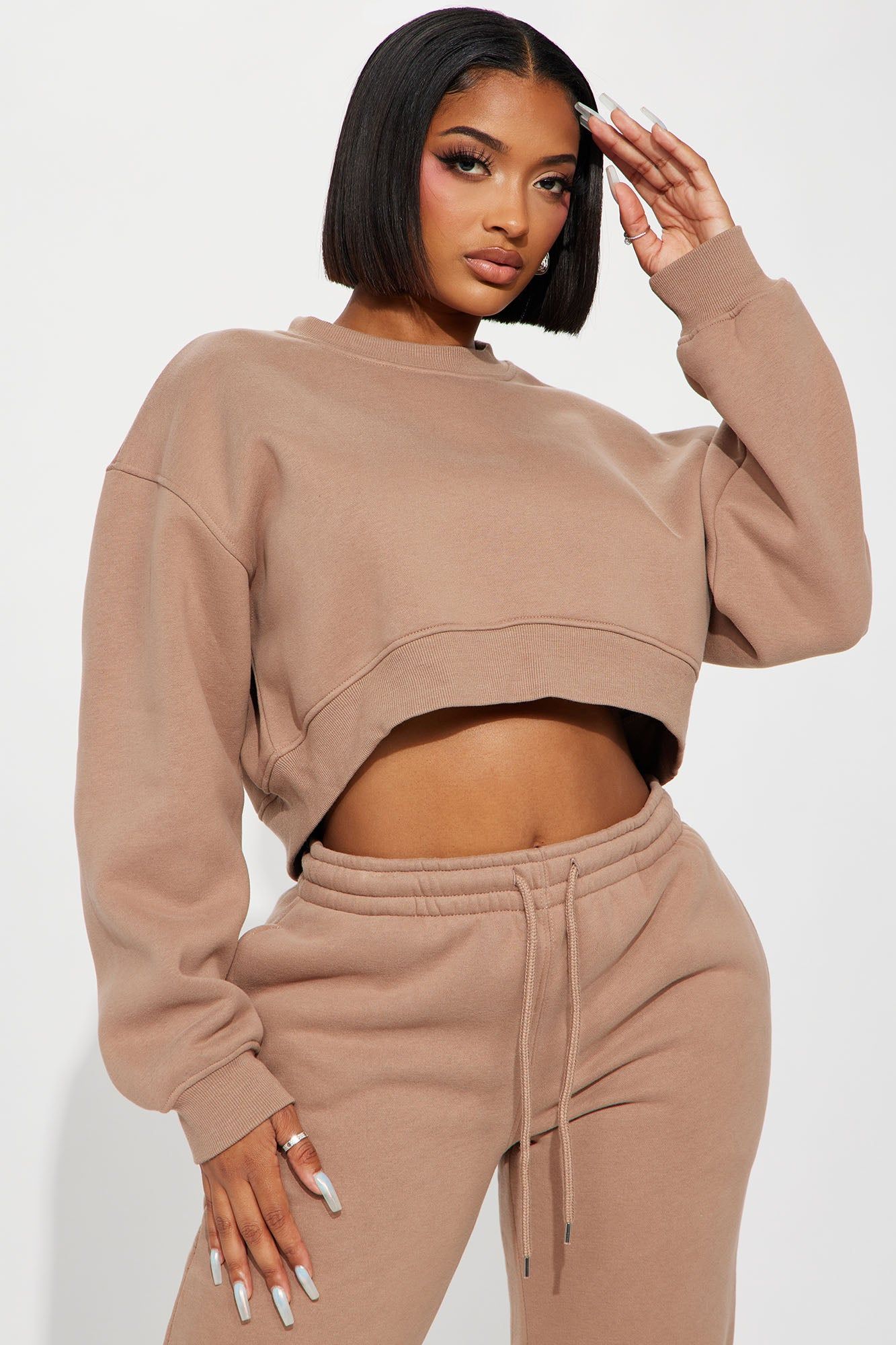 Make It Last Jogger Set - Mocha sold by Fashion Nova product image thumbnail 2
