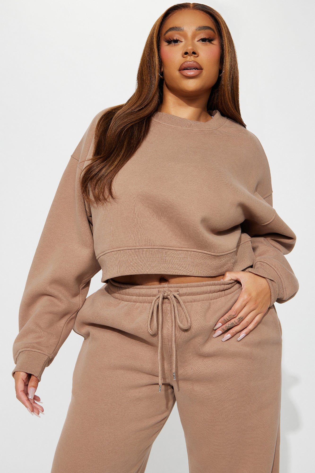 Make It Last Jogger Set - Mocha sold by Fashion Nova product image thumbnail 5