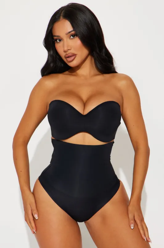 Sculpt Me High Waist Shapewear Panty - Black sold by Fashion Nova