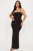 Cornelia Bow Maxi Dress - Black sold by Fashion Nova