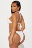 Lylah Textured 2 Piece Bikini - White sold by Fashion Nova
