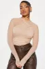 Expensive Taste Mesh Top - Nude sold by Fashion Nova