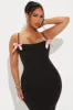 Cornelia Bow Maxi Dress - Black sold by Fashion Nova