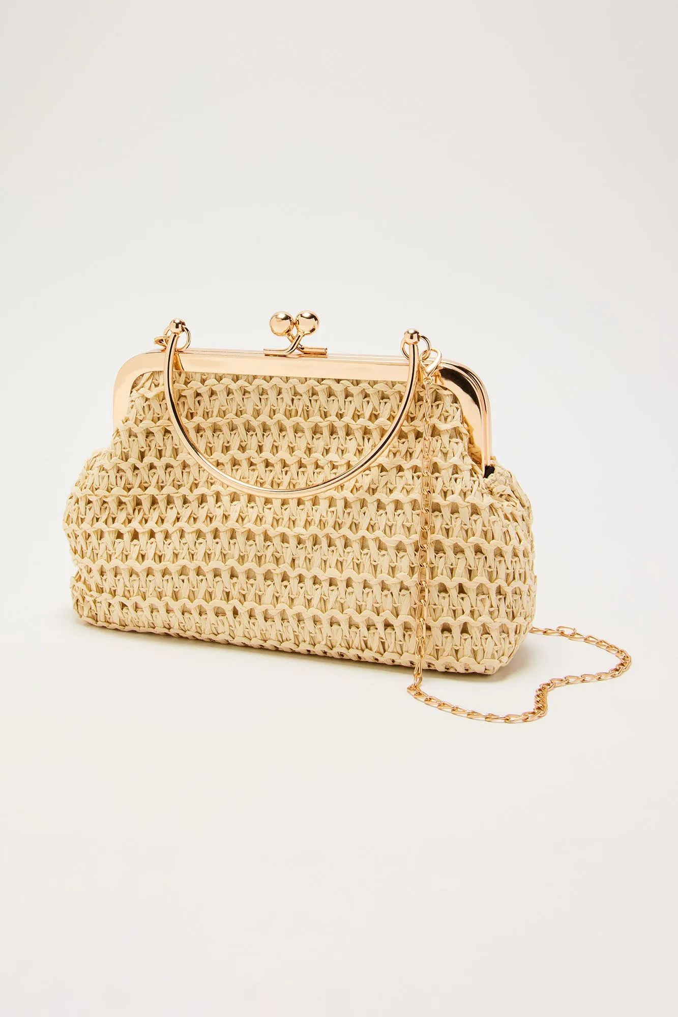 Ocean View Dinner Clutch - Natural/Combo sold by Fashion Nova