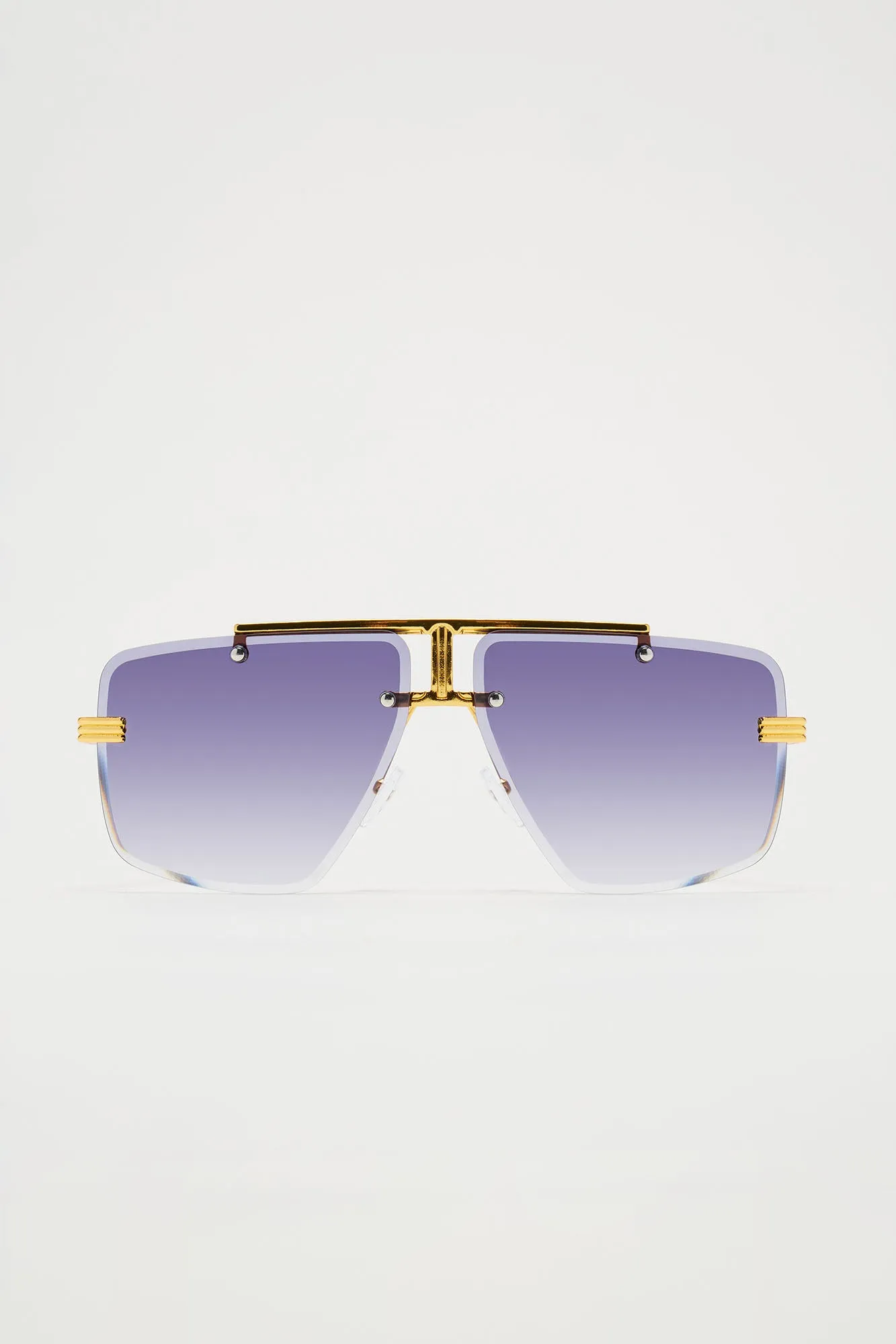 Sunset Flyer Sunglasses - Gold/Smoke sold by Fashion Nova product image thumbnail 2