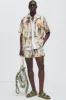 Capen Watercolor Swim Trunks - Multi Color sold by Fashion Nova