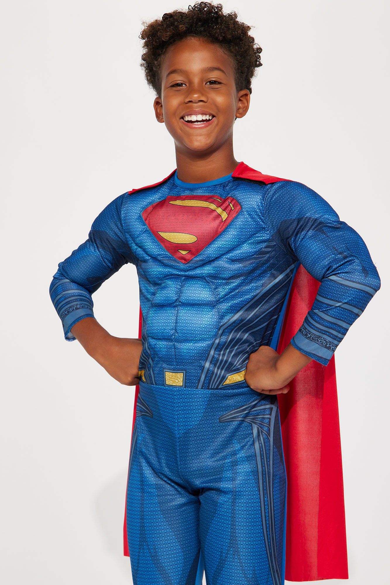 Mini Superman 2 Piece Costume Set - Blue/combo sold by Fashion Nova product image thumbnail 2
