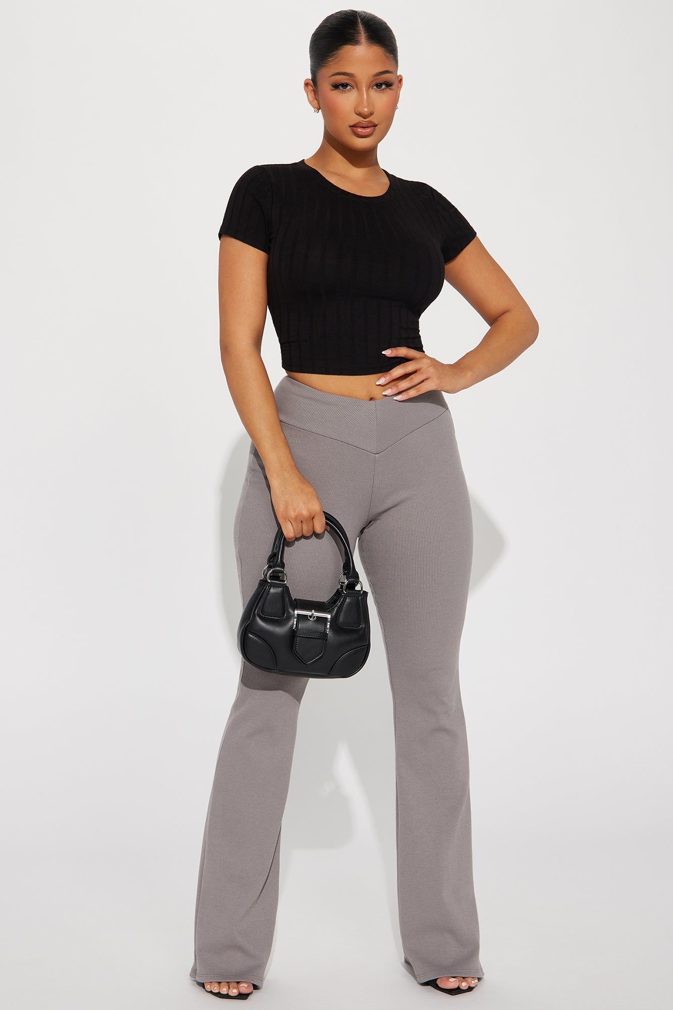 Cora Classic Crew Neck Tee - Black sold by Fashion Nova product image thumbnail 2