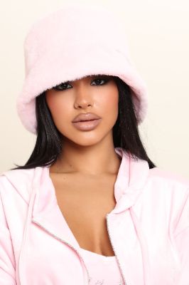 Adorable To Me Reversible Bucket Hat - Pink/combo made by Fashion Nova
