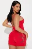 Ed Hardy Dragon Romper - Red sold by Fashion Nova