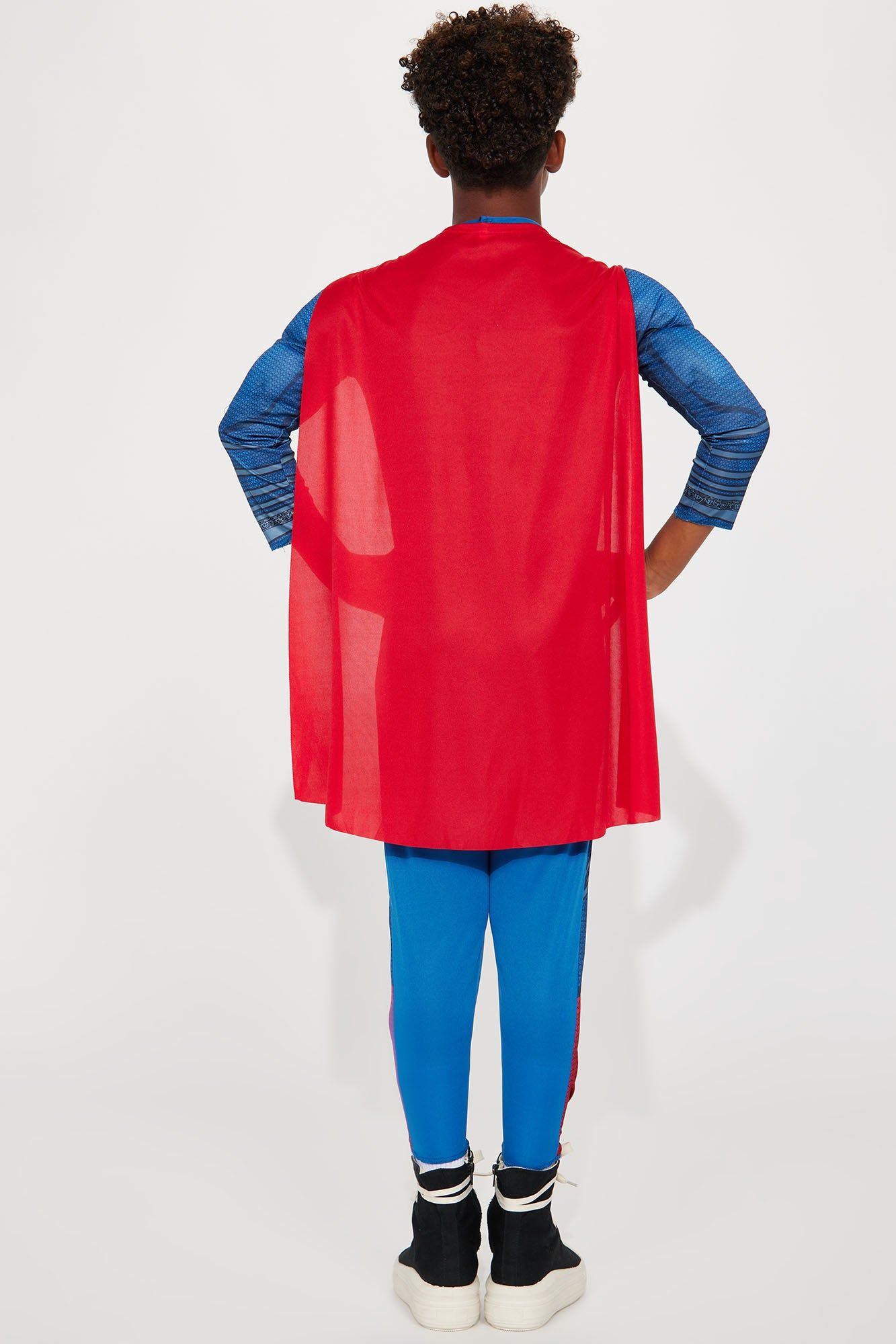 Mini Superman 2 Piece Costume Set - Blue/combo sold by Fashion Nova product image thumbnail 3