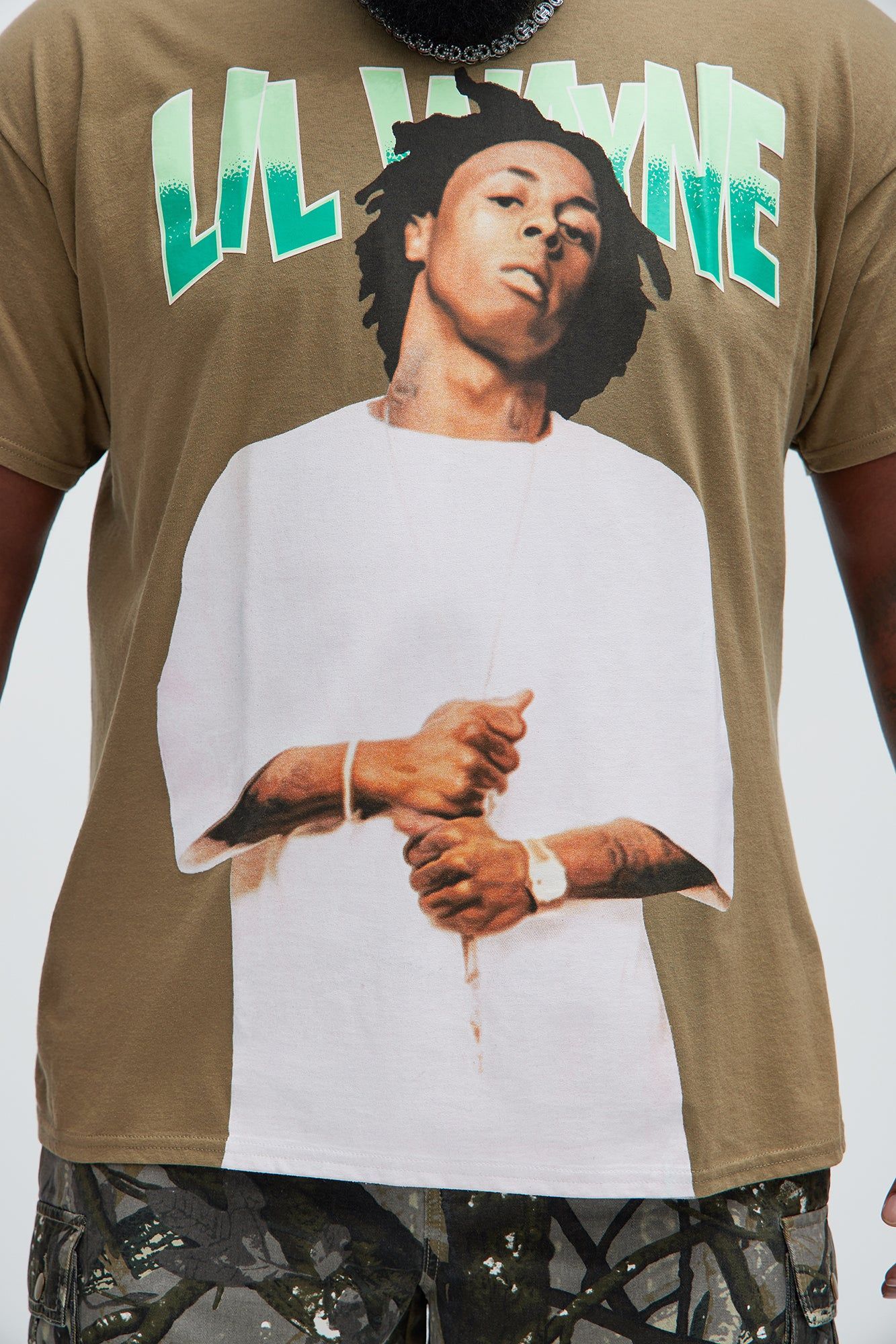 Lil Wayne Tunechi Short Sleeve Tee - Brown sold by Fashion Nova product image thumbnail 5