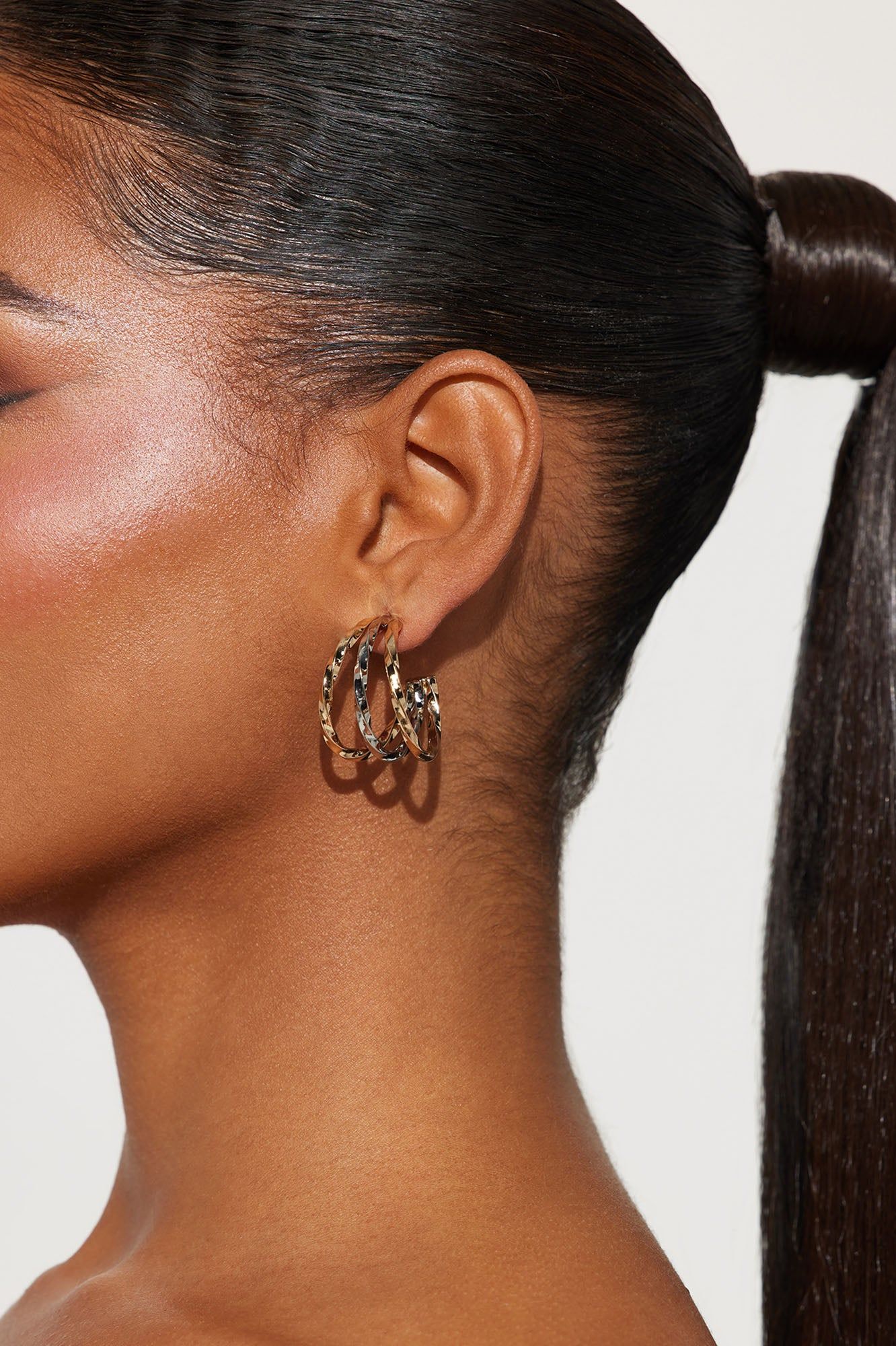 Simple Joy Earrings - Gold/combo sold by Fashion Nova product image thumbnail 3