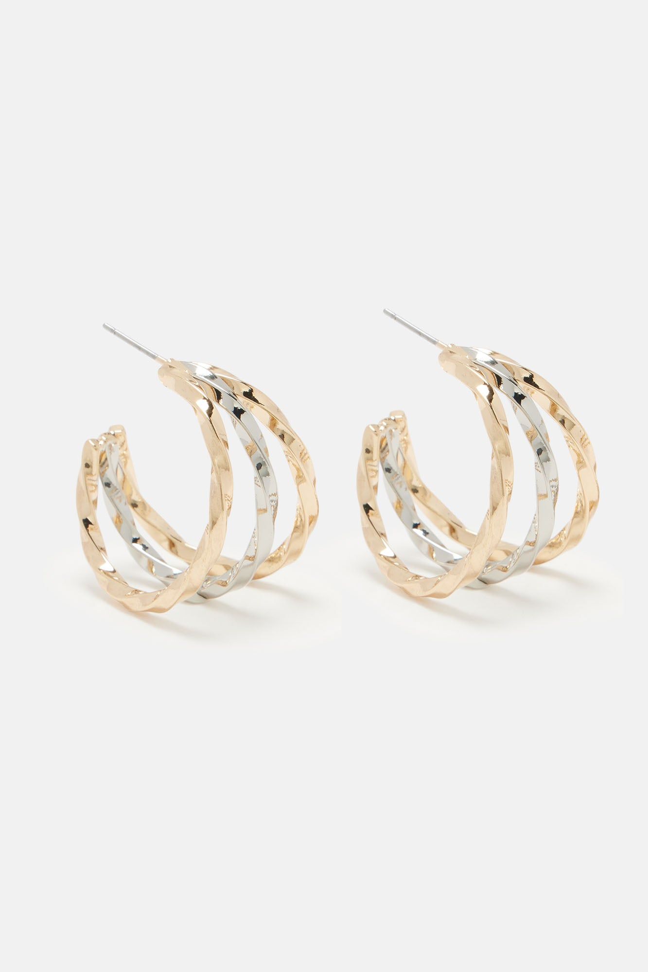 Simple Joy Earrings - Gold/combo sold by Fashion Nova