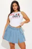 Hot And Tasty Tank Top - White sold by Fashion Nova