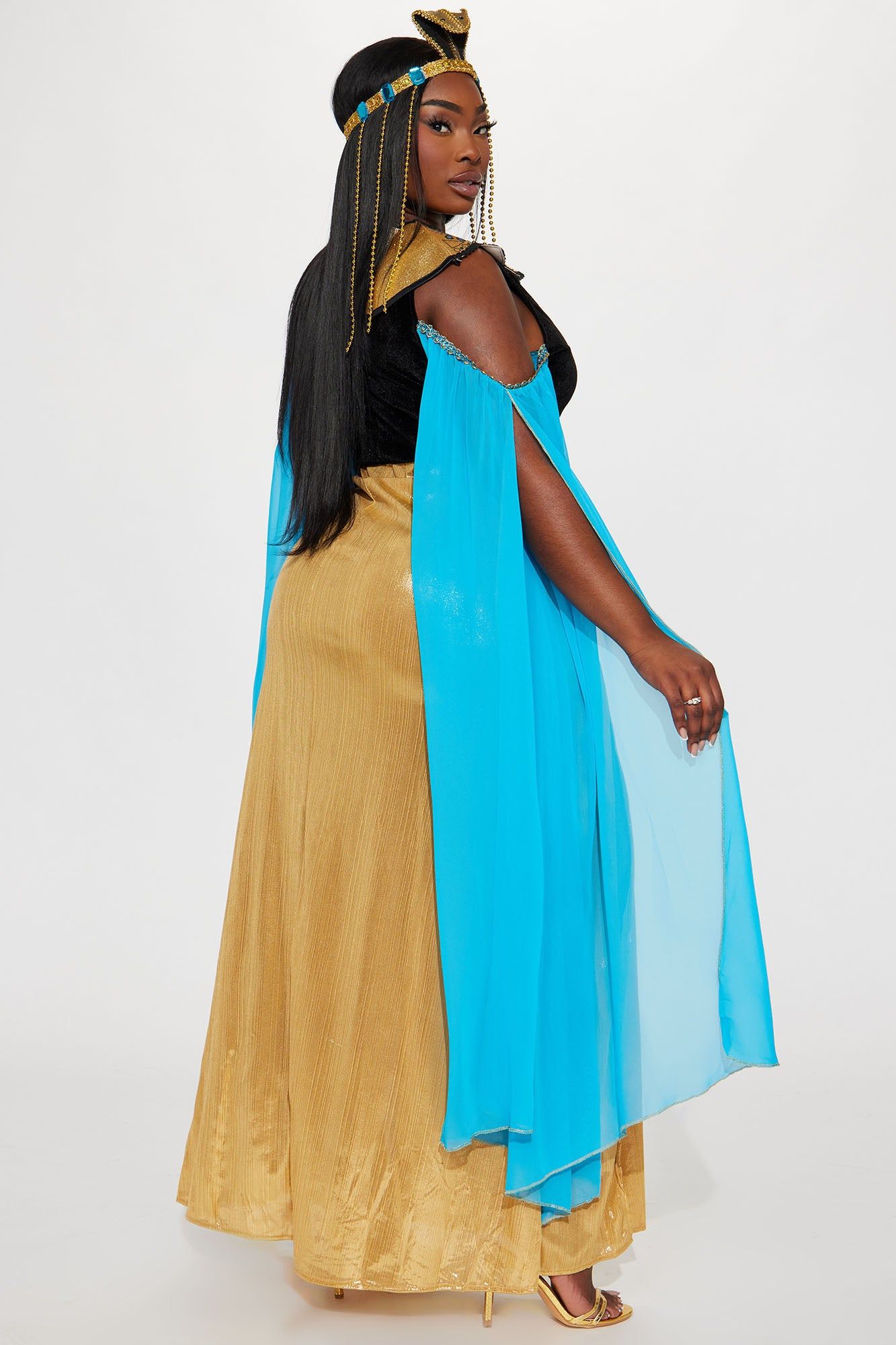 Entrancing Queen Of Egypt 2 Piece Costume Set - Gold/combo sold by Fashion Nova product image thumbnail 6