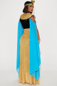 Entrancing Queen Of Egypt 2 Piece Costume Set - Gold/combo sold by Fashion Nova
