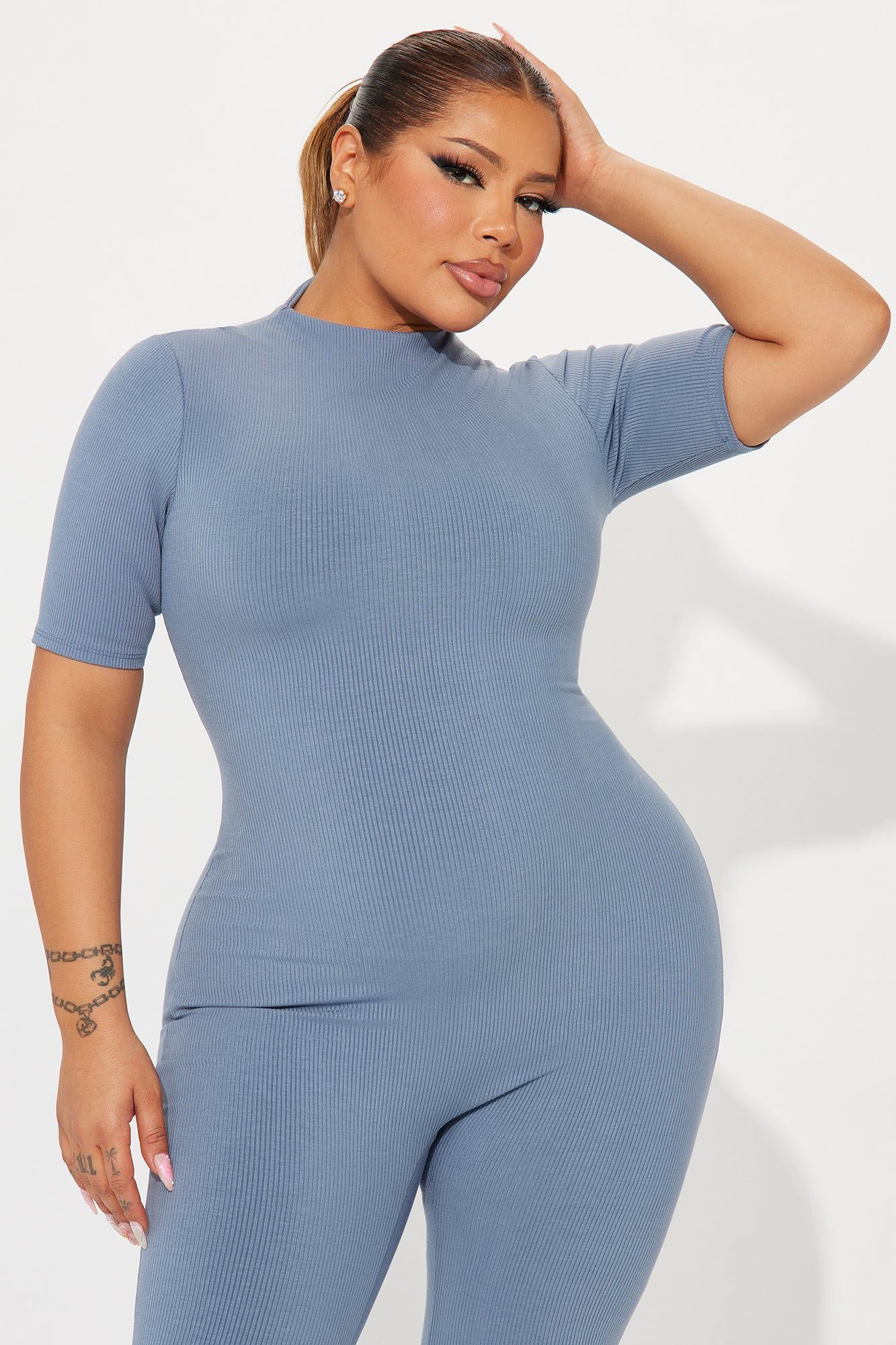 Jordy Snatched Jumpsuit - Charcoal sold by Fashion Nova product image thumbnail 5