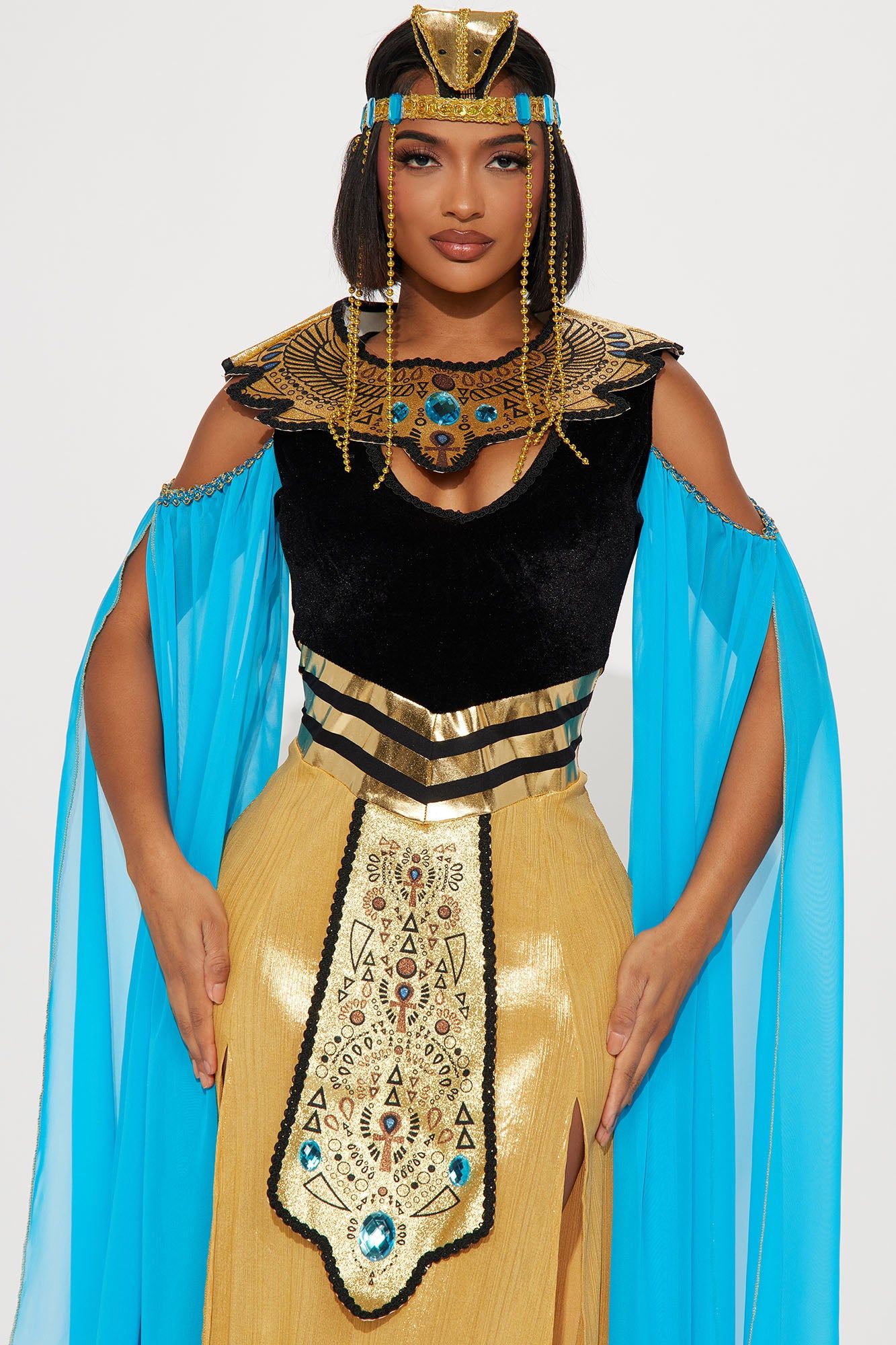 Entrancing Queen Of Egypt 2 Piece Costume Set - Gold/combo sold by Fashion Nova product image thumbnail 2
