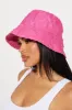 Feel The Connection Bucket Hat - Pink sold by Fashion Nova