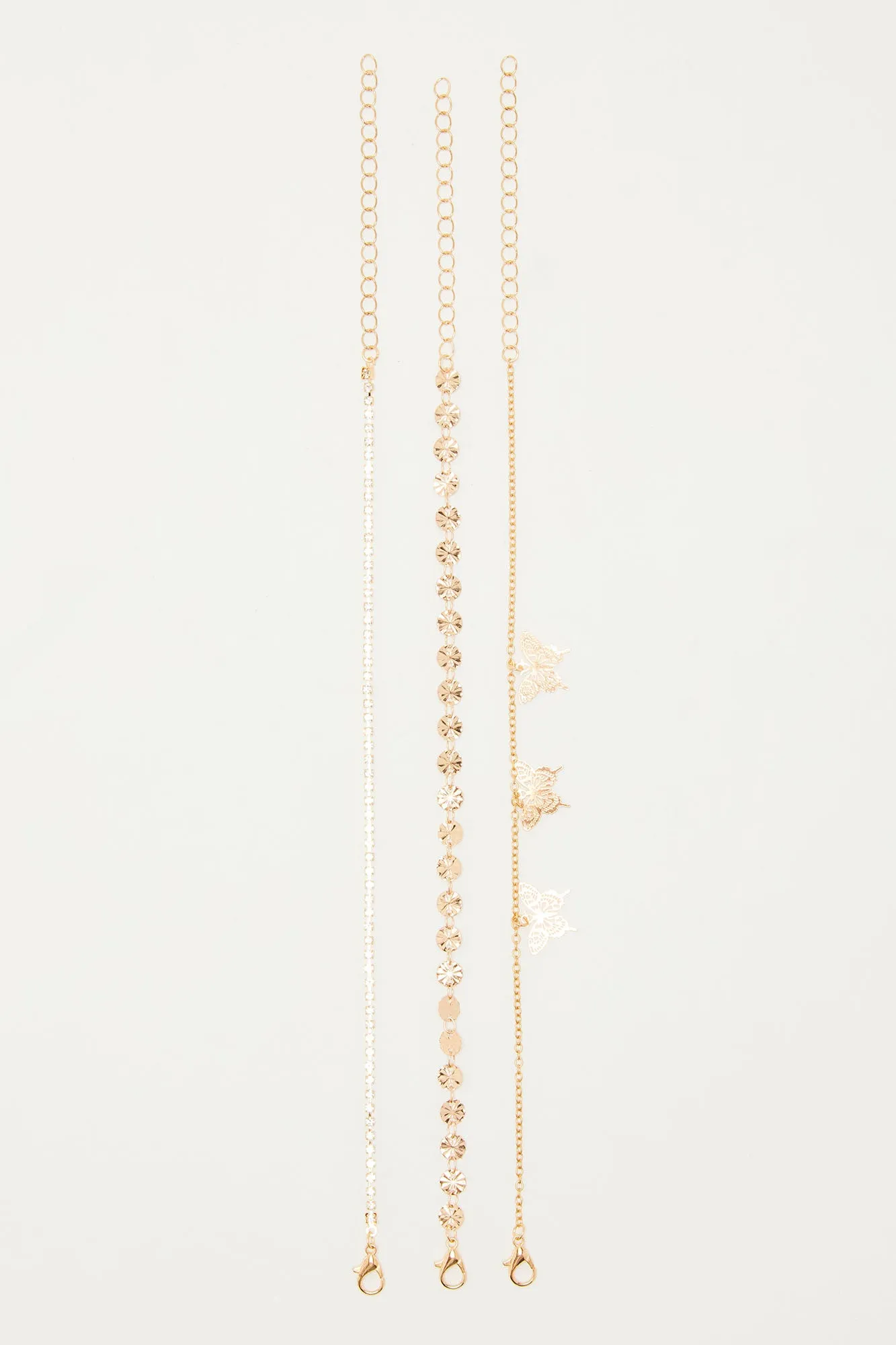 Be On My Way Butterfly Anklet - Gold sold by Fashion Nova product image thumbnail 3