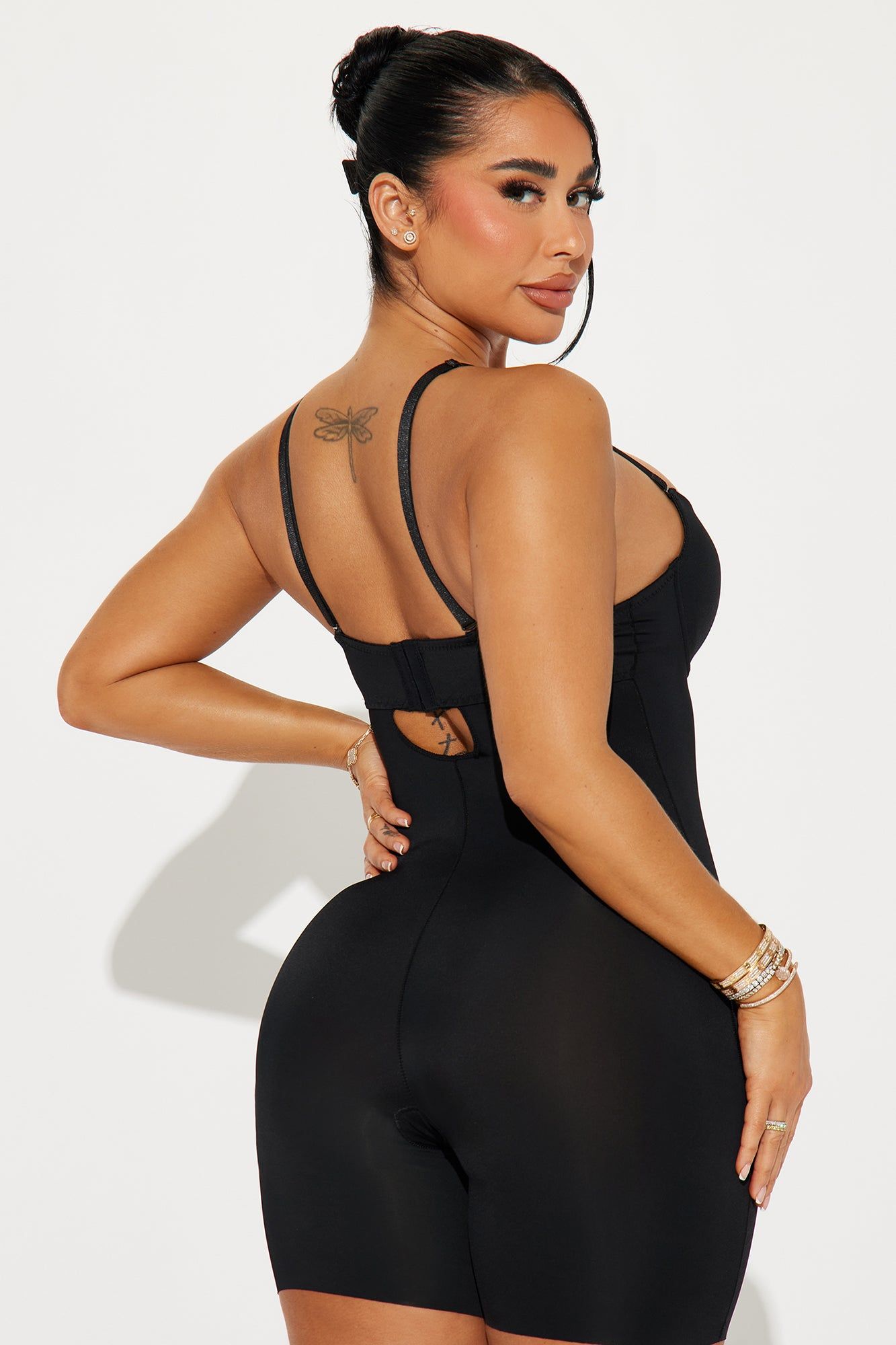Keep It Together Smoothing Shapewear Bodysuit Romper - Black sold by Fashion Nova product image thumbnail 3