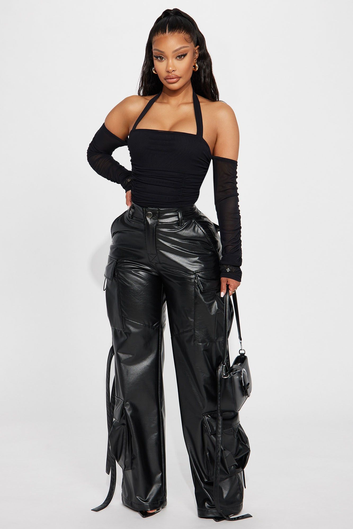 Replacing You Mesh Bodysuit - Black sold by Fashion Nova product image thumbnail 2