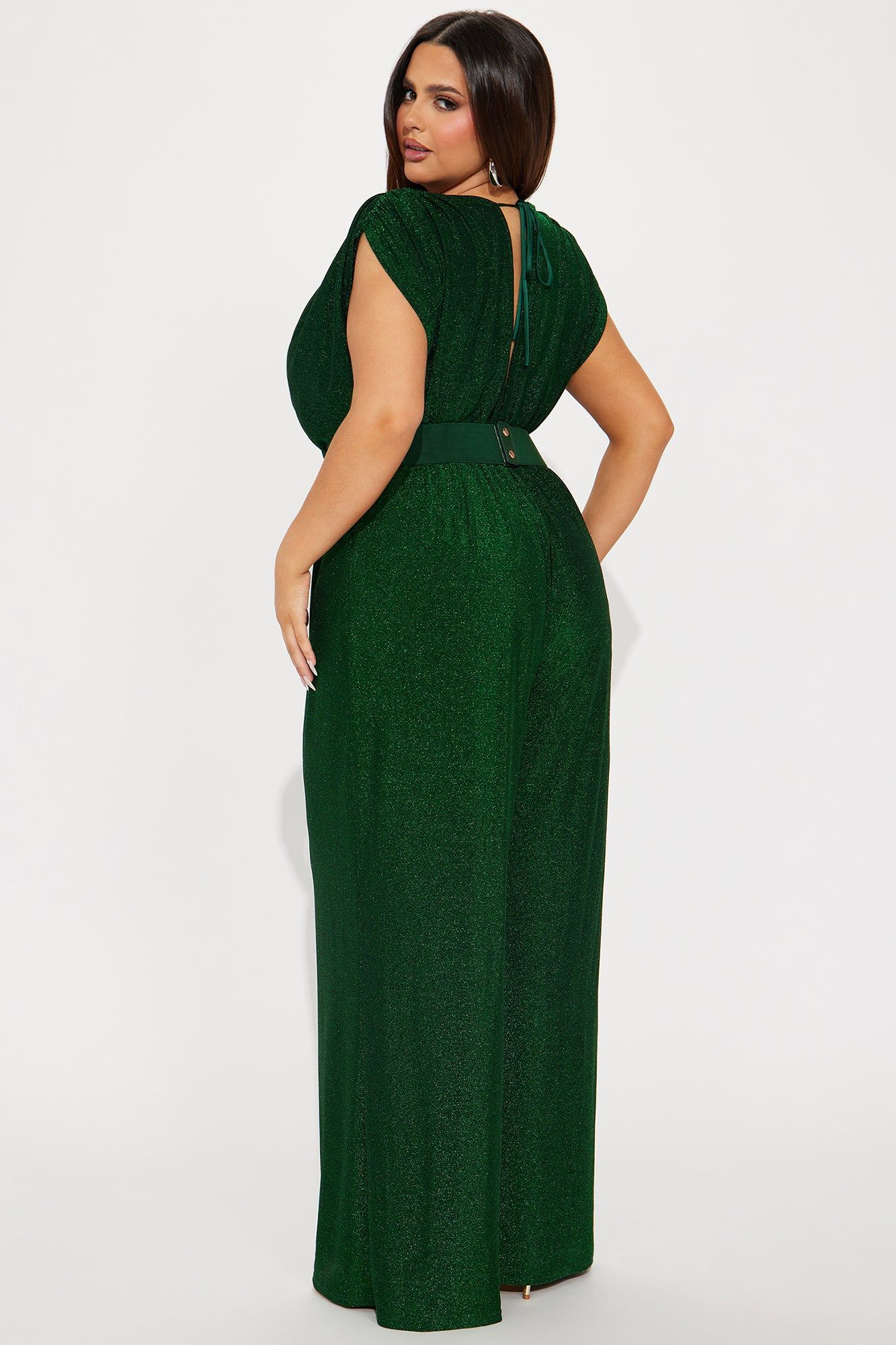 All That Sparkles Jumpsuit - Hunter sold by Fashion Nova product image thumbnail 6