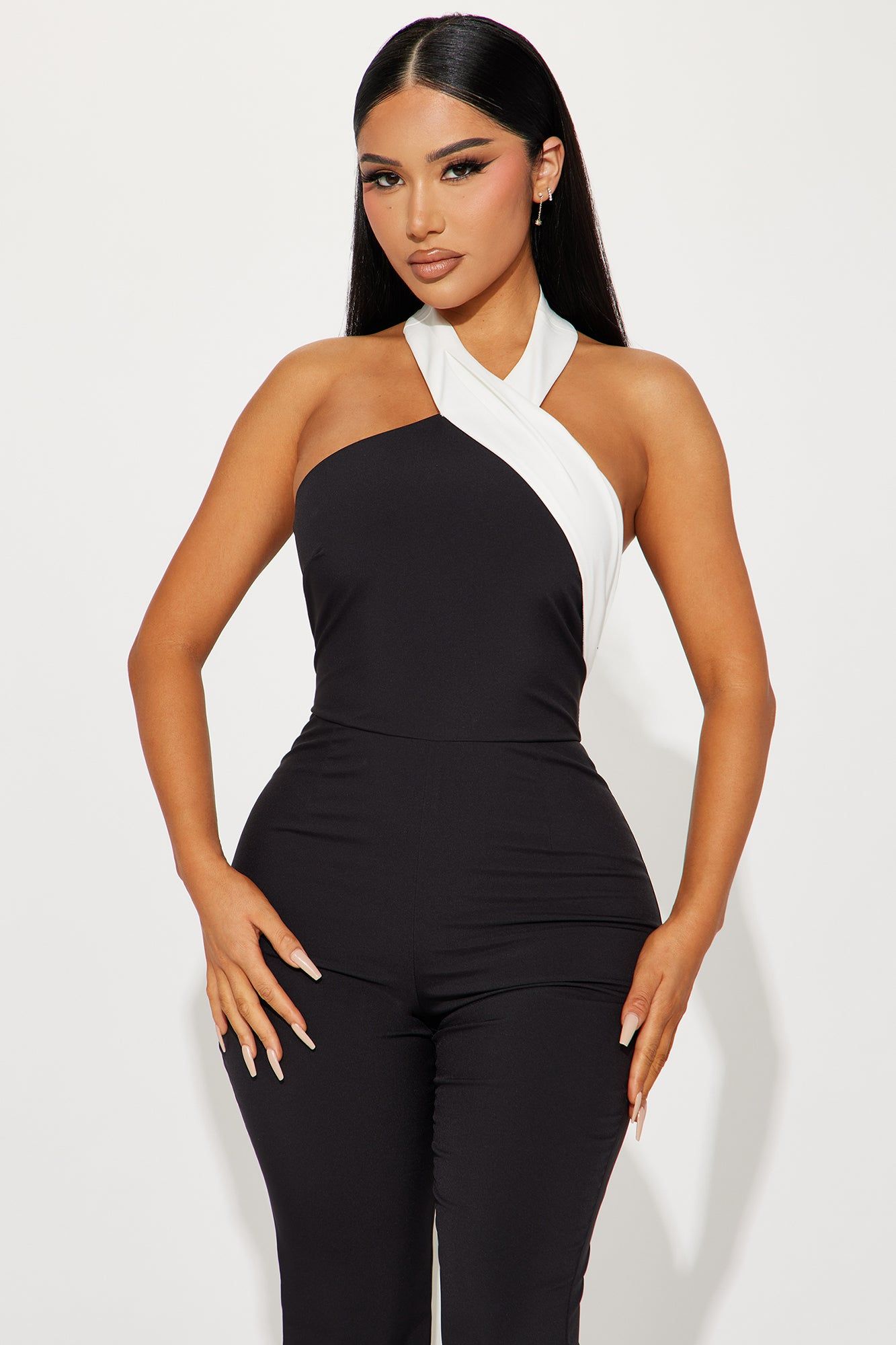 Special Occasion Jumpsuit - Black/White sold by Fashion Nova product image thumbnail 2